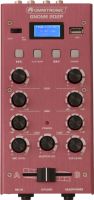 DJ Equipment, Omnitronic GNOME-202P Mini Mixer red