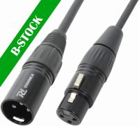 Cable XLR HQ male/female 12m Black "B-STOCK"