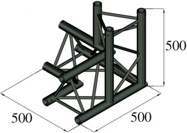 Alutruss TRILOCK S-PAL-34 3-Way Corner \\/ left