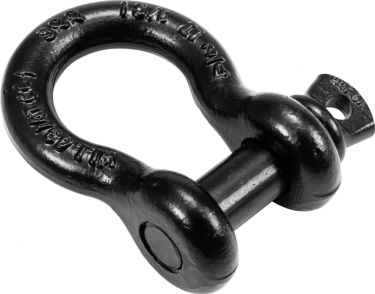 SAFETEX Shackle 19mm black with Screwbolt