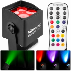 Beamz BP44 Mini Batteri Uplight Par 4x 4W / IP65 / Til både inde og udendørs bru