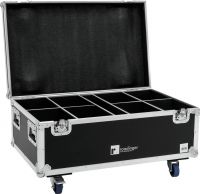 Roadinger Flightcase 8x LED IP PAR 7x10W RGBL