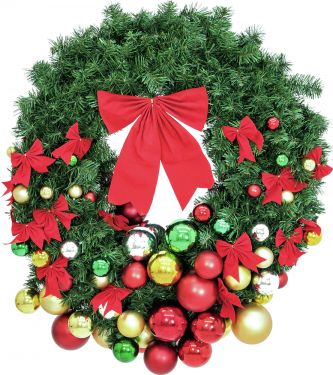 Europalms Premium Fir Wreath, decorated, 90cm