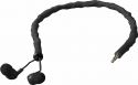 Cord Cruncher - In-ear hovedtelefon m. elastisk udtræk, Sort Cord Cruncher - In-ear hovedtelefon m. elastisk udtræk, Sort