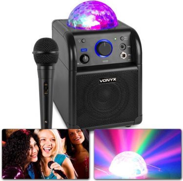 SBS50B BT Karaoke Speaker LED Ball Black