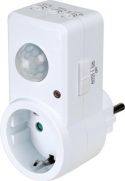 PEREL - Sensor stikkontakt - Schuko stik PEREL - Sensor stikkontakt - Schuko stik