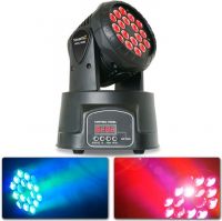 BeamZ MHL108MK3 Mini Moving Head 18x 3W (3-1 RGB)