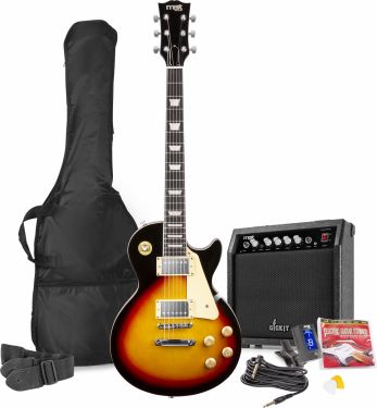 GigKit Electric Guitar Pack LP Style Sunburst