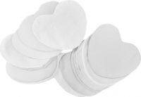 TCM FX Slowfall Confetti Hearts 55x55mm, white, 1kg