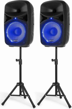 VPS102A Plug & Play 600W Speaker Set with Stands