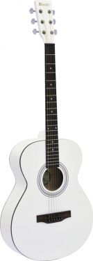 Dimavery AW-303 Western guitar white