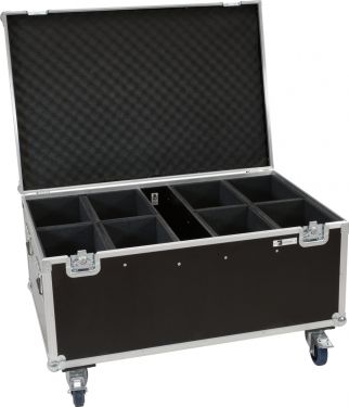 Roadinger Flightcase 8x LED IP PAR 12x8W QCL/12x9 SQL Spot with wheels