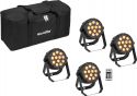 Eurolite Set 4x LED PARty Spot Silent RGB/WW with Softbag