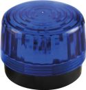 Velleman - LED blinklys - 12Vdc, Ø100mm, IP20, Blå Velleman - LED blinklys - 12Vdc, Ø100mm, IP20, Blå