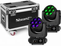 MHL740 LED Wash Moving Head with Zoom 2pcs in Flightcase