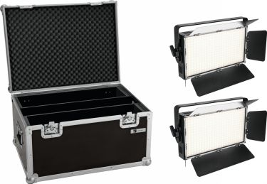 Eurolite Set 2x LED PLL-360 3200K Panel + Case