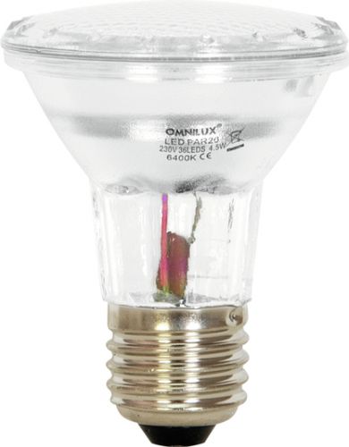Omnilux PAR-20 240V E-27 36 LED 5mm yellow