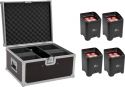 Diverse, Eurolite Set 4x AKKU UP-4 Entry QCL Spot + Case