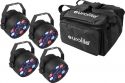 Diverse, Eurolite Set 4x LED PARty Spot + Soft Bag