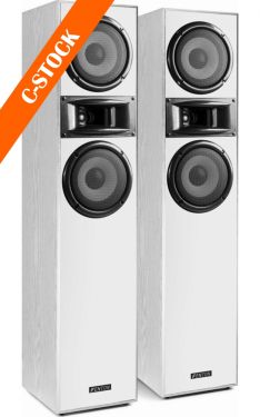 SHF700W Tower Speaker Set 2x 6.5” White "C-STOCK"