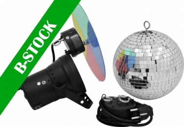 Eurolite Mirror Ball Set 20cm with Pinspot "B-STOCK"