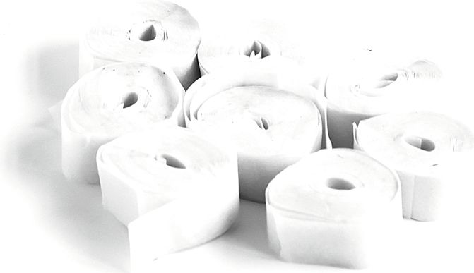 TCM FX Slowfall Streamers 5mx0.85cm, white, 100x
