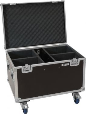 Roadinger Flightcase 4x LED Theatre COB 200 series, with wheels