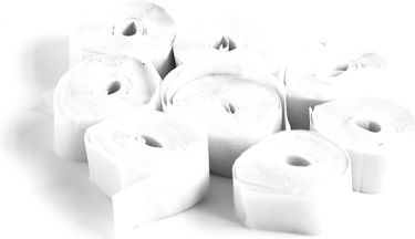 TCM FX Slowfall Streamers 5mx0.85cm, white, 100x