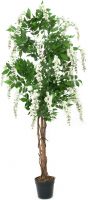 Europalms Wisteria, artificial plant, white, 180cm