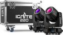 Assortment, IGNITE220 LED Spot Moving Head 2pcs in Flightcase