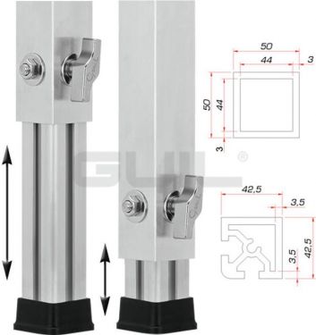 Guil PTA-440/70-120 Telescopic Foot