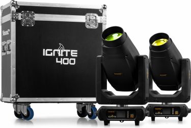 IGNITE400 LED BSW Moving Head with CMY 2pcs in Flightcase