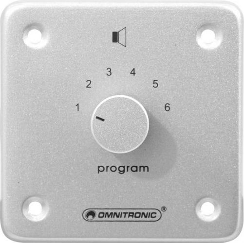 Omnitronic PA Program Selector mono sil
