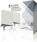 KÖNIG - Udendørs antenne til 3G/4G GSM modem - 7dBi, 2x polarisation KÖNIG - Udendørs antenne til 3G/4G GSM modem - 7dBi, 2x polarisation