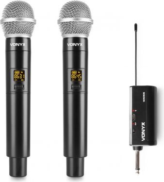 WM552 Dual Wireless Microphone Plug-and-Play Set UHF