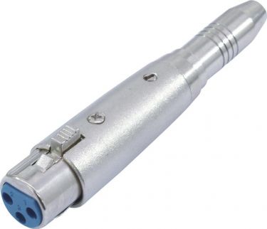 Omnitronic Adapter XLR(F)/Jack(F) mono