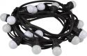 VelLight - Udendørs lyskæde m. 20 varm hvide LED pærer (11,5m) VelLight - Udendørs lyskæde m. 20 varm hvide LED pærer (11,5m)