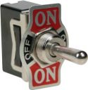 MAXI vippekontakt - 2P (ON)-OFF-(ON) 10A/250V, LOW-COST MAXI vippekontakt - 2P (ON)-OFF-(ON) 10A/250V, LOW-COST