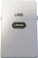 USB A vægdåse - 1½ modul, Hvid (FUGA tilpasset) USB A vægdåse - 1½ modul, Hvid (FUGA tilpasset)
