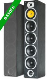 SHFT57B Tower speakerset 4x 6.5" black "B-STOCK"