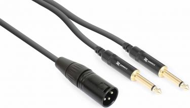 CX56-3 Cable XLR Male - 2x 6.3 Mono 3.0m