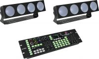 Eurolite Set 2x LED CBB-4 + DMX LED Color Chief Controller