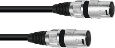 Omnitronic Adaptercable XLR(M)/XLR(M) 0.2m bk