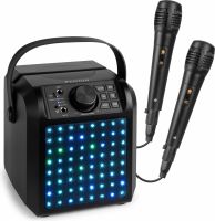 KAR50B Karaoke Speaker with LED Light Effect Black