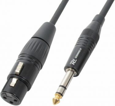 CX46-1 Kabel XLRF/6.3mm Stereo 1.5m