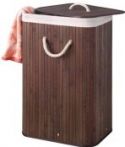 PEREL - Vasketøjskurv - 40 x 30 x 60cm, Brun bambus PEREL - Vasketøjskurv - 40 x 30 x 60cm, Brun bambus