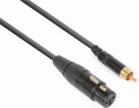 CX136 Kabelomformer XLR Hun - RCA Hann