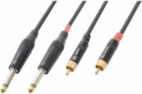 CX74-6 Cable 2x6.3 Mono - 2xRCA Male 6.0m