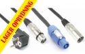 Kabler og stik, CX03-20 Audio Kombikabel Schuko - XLR F / Powerconnector A - XLR M 20m