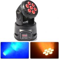 MHL74 LED Wash Moving Head 7x10W Black